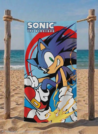 Детска хавлия за плаж Sonic – размер 140/70 см