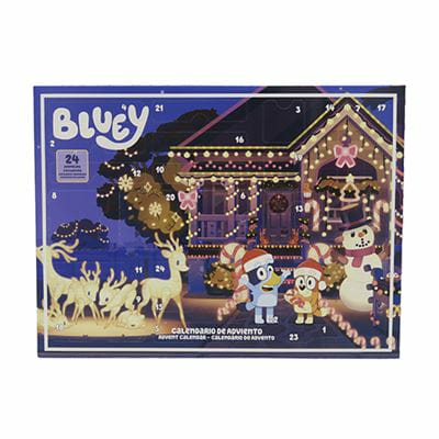 Адвент Календар Bluey - коледен адвент календар с Блуи и Бинго, изненади всеки ден за деца.