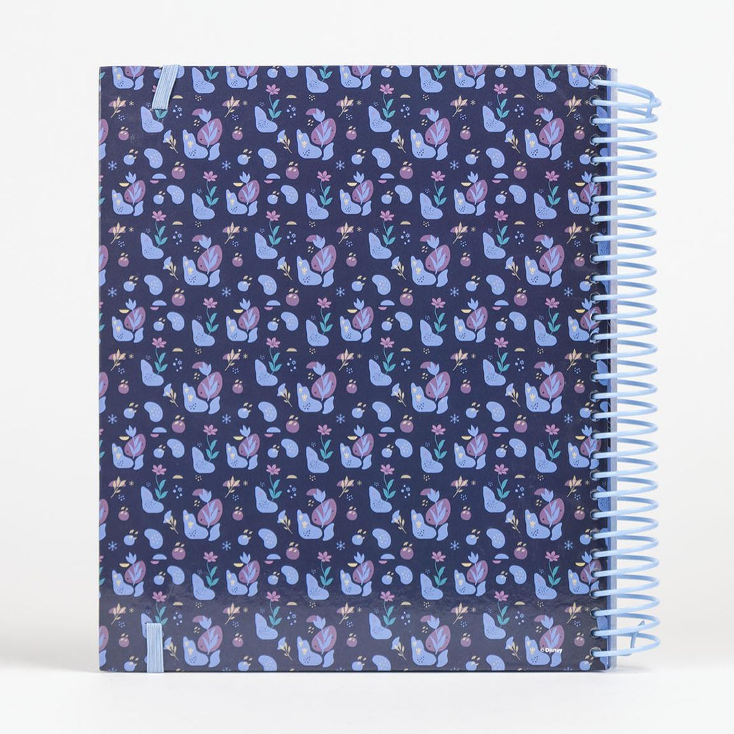 Албум за рисуване и оцветяване Frozen с красив дизайн на цветя и животни.