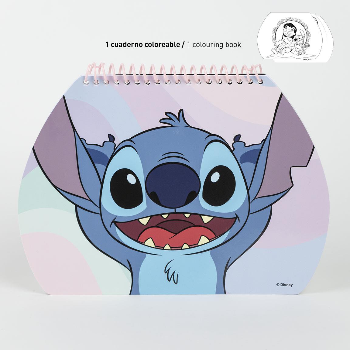 Куфар за рисуване Stitch - цветна книжка с изображение на стич, идеален подарък за деца.