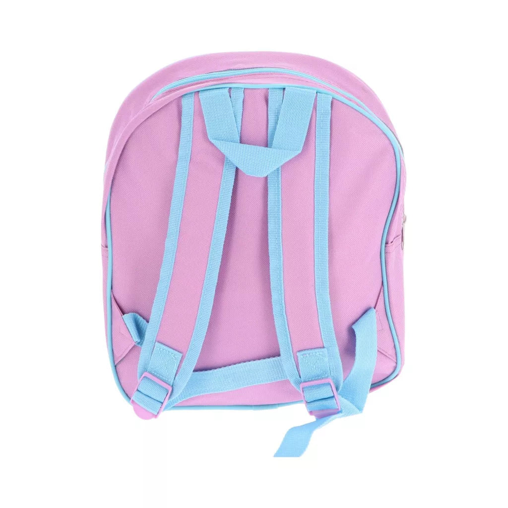 3D детска раница за градина Frozen с розова и светлосиня комбинация