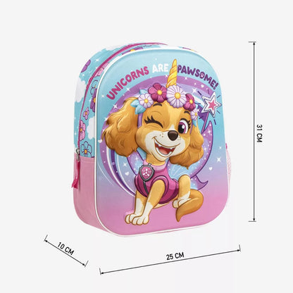 3D детска раница за градина Paw Patrol, Skay с дизайн на Скай, ярки цветове, перфектна за деца.