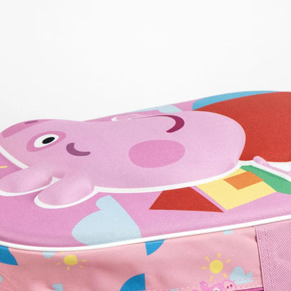 3D детска раница за градина Peppa Pig с уникален дизайн и ярки цветове.