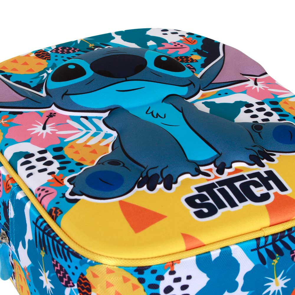 3D раница за градина Stitch с ярки цветове и уникален дизайн, идеална за детска употреба.
