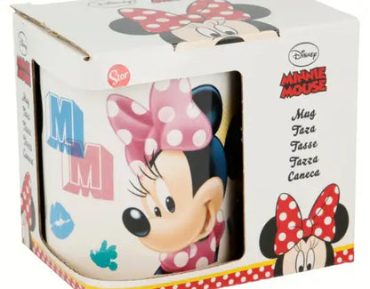 Керамична чаша Minnie Mouse в оригинална опаковка, идеална за подарък за момиче и детски играчки.