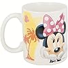 Керамична чаша Minnie Mouse с цветен дизайн и изображение на Мини Маус.