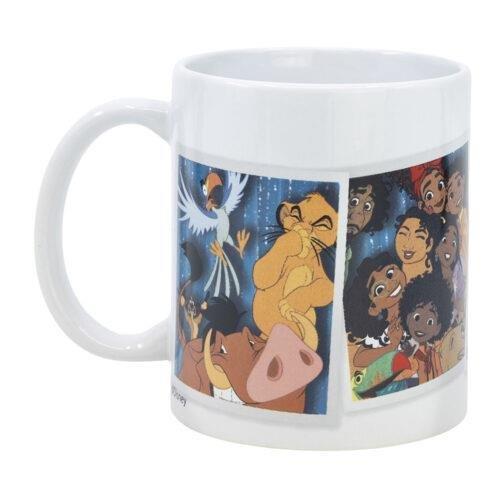 Керамична чаша Disney 100 years с изображения на персонажи от любимите детски филми.