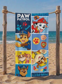 Детска хавлия за плаж Paw Patrol – 140x70 см, лицензиран дизайн