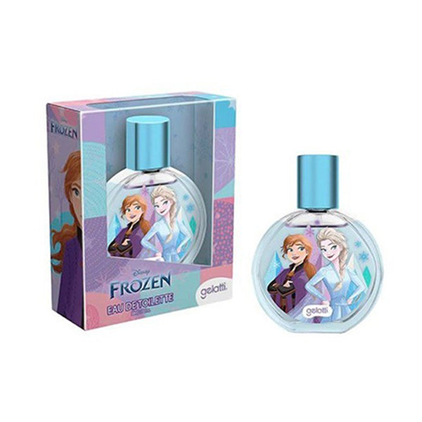 Детска тоалетна вода Frozen, 50ml с героини Елза и Анна в красива опаковка.
