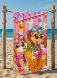 Детска хавлия за плаж Paw Patrol – 140x70 см, бързо съхнеща, за плаж и басейн