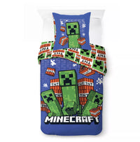 Детско двулицево спално бельо Minecraft