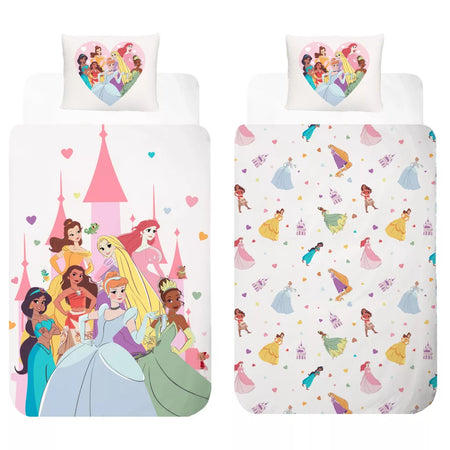 Детско двулицево спално бельо DisneyPrincess