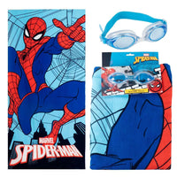 Детска хавлия за плаж Spiderman 140x70 см от полиестер – предна страна