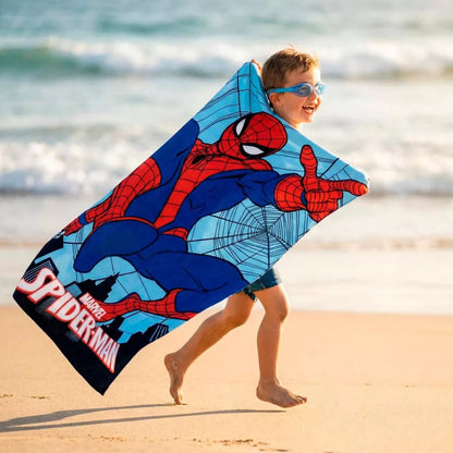 Детска хавлия Spiderman с подарък очила за плуване – комплект