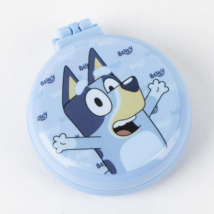 Детски комплект аксесоари за коса Bluey - светлосин огледалце с героят Bluey за детска прическа