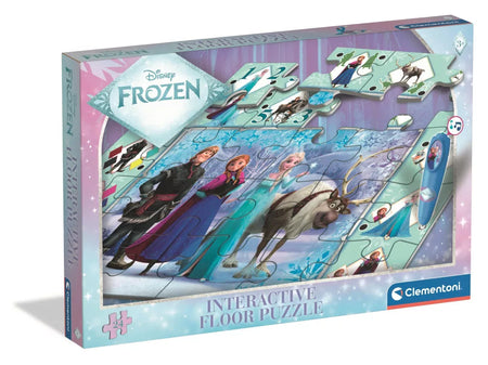 Интерактивен подов пъзел Frozen 24 части Clementoni – преглед на комплекта