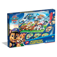 Интерактивен подов пъзел Paw Patrol 24 части Clementoni – преглед на комплекта