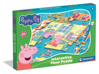 Интерактивен подов пъзел Peppa Pig 24 части Clementoni – преглед на комплекта