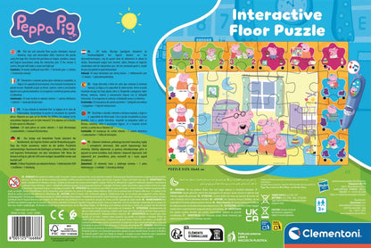  Съдържание на опаковката на интерактивен пъзел Peppa Pig 24 части Clementoni
