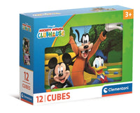 Детски пъзел Mickey Mouse Clementoni 12 кубчета – изглед на кутията