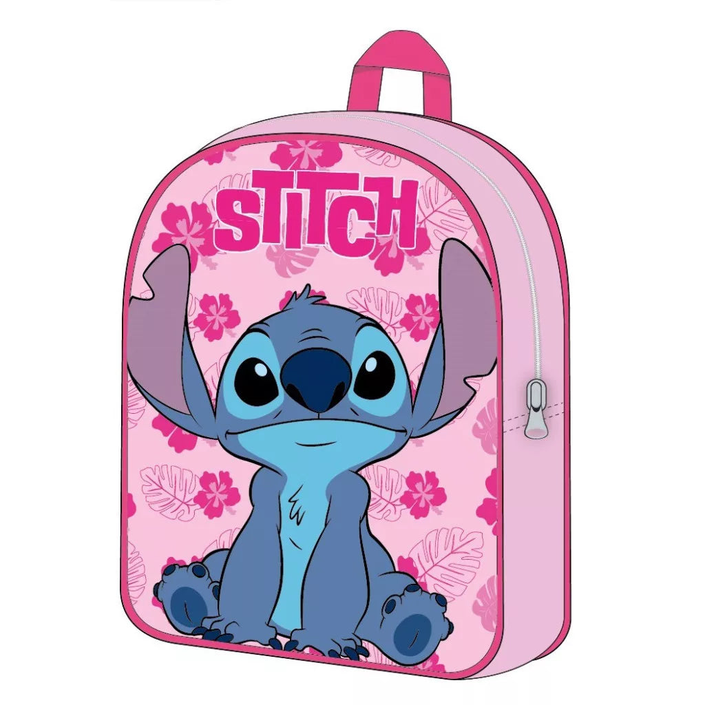 Детска раница за градина Stitch с регулируеми презрамки и страничен джоб за бутилка