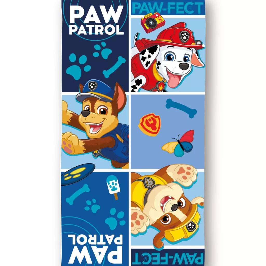 Детскх авлия  за плаж Paw Patrol – 140x70 см, лицензиран дизайн