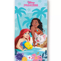 Детска хавлия за плаж Disney Princess 140x70 см – полиестерна хавлия с принцеси от Disney за деца