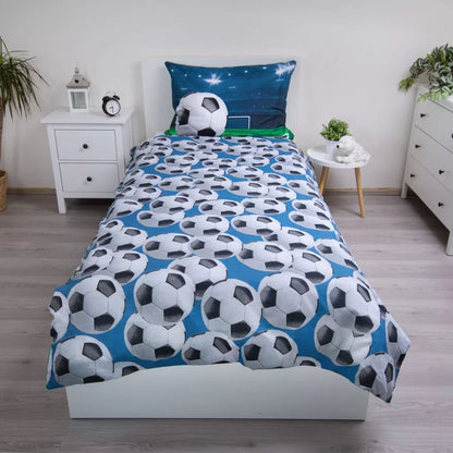 Детски плик и калъфка Football 140x200 см – детайл на материята
