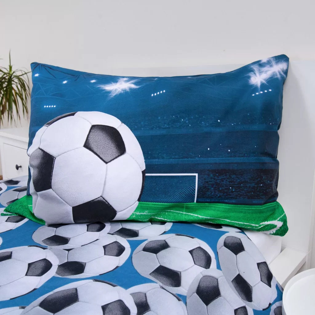 Комплект детско спално бельо Football – плик 140/200 см и калъфка 70/90 см