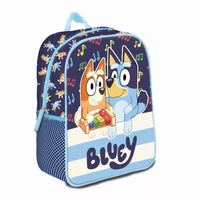 3D детска раница Bluey и Бинго в синьо и оранжево, размер 30x24x8 см, подходяща за градина