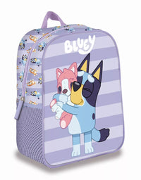 3D детска раница Bluey и Бинго в синьо и оранжево, размер 30x24x8 см, подходяща за градина