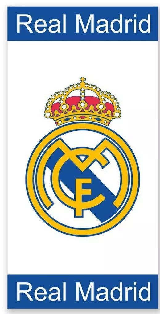 Детска хавлия за плаж Real Madrid – 140x70 см, лицензиран дизайн