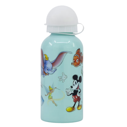 Детска бутилка за водa, алуминиева, Disney, 400мл с анимационни герои.
