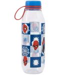 Бутилка за вода от триран Spiderman, 650ml с картинка на супергероите.