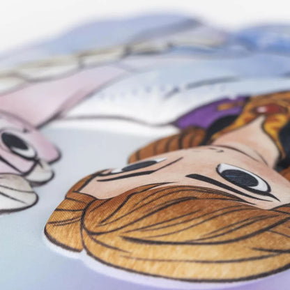 Детска 3D раница за градина FROZEN с изображение на Ану, перфектна за момичета, раница с младенец