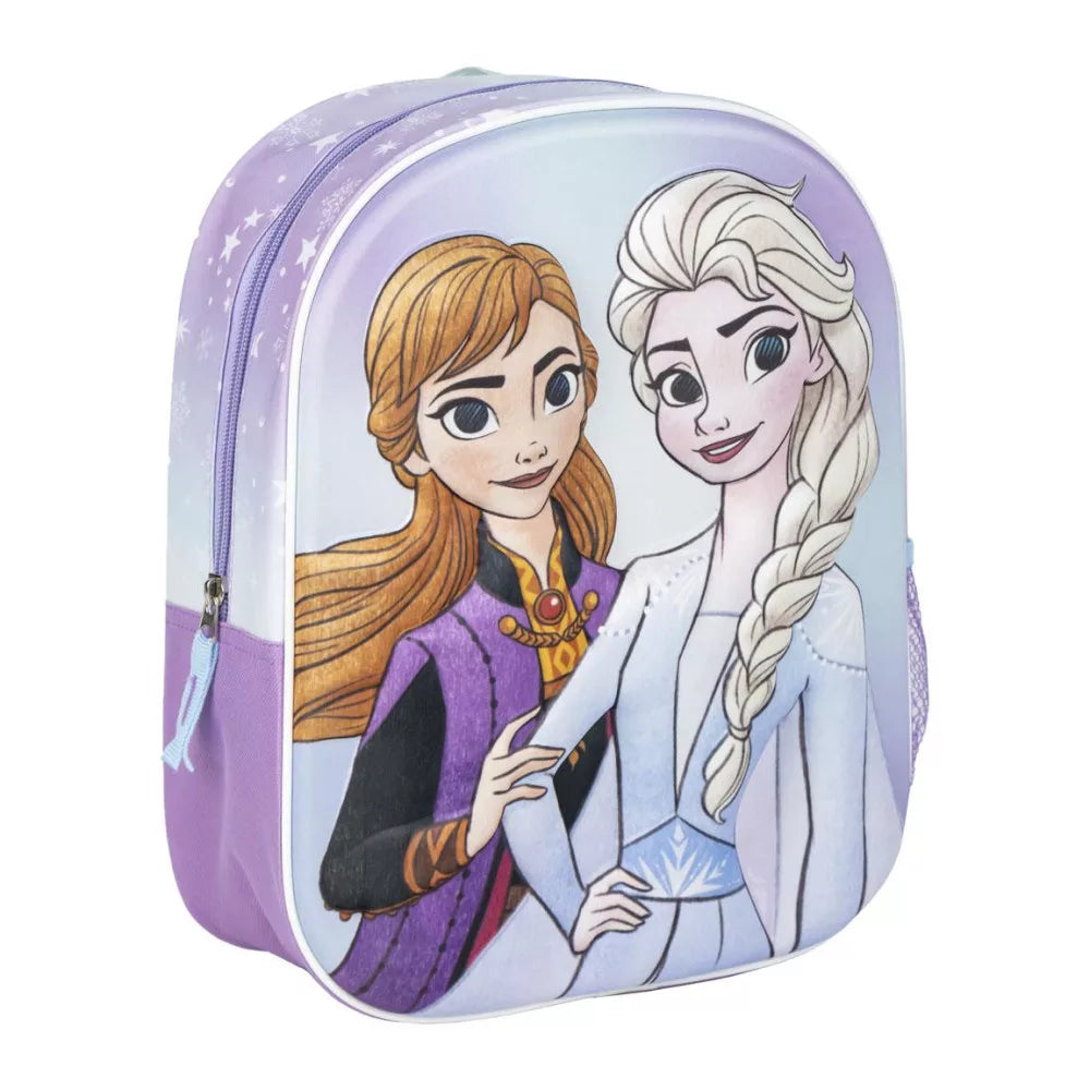 Детска 3D раница за градина FROZEN с изображения на Ана и Елза.