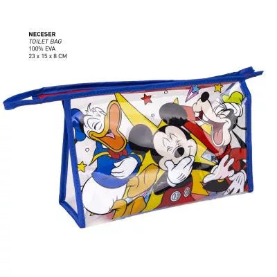 Тоалетни принадлежности Mickey Mouse с цветни герои от Дисни, практичен комплект за деца. Комплект 100% EVA.