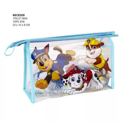 Тоалетни принадлежности Paw Patrol - практична и весела несесерка за хигиенни нужди на деца с героите от Paw Patrol.