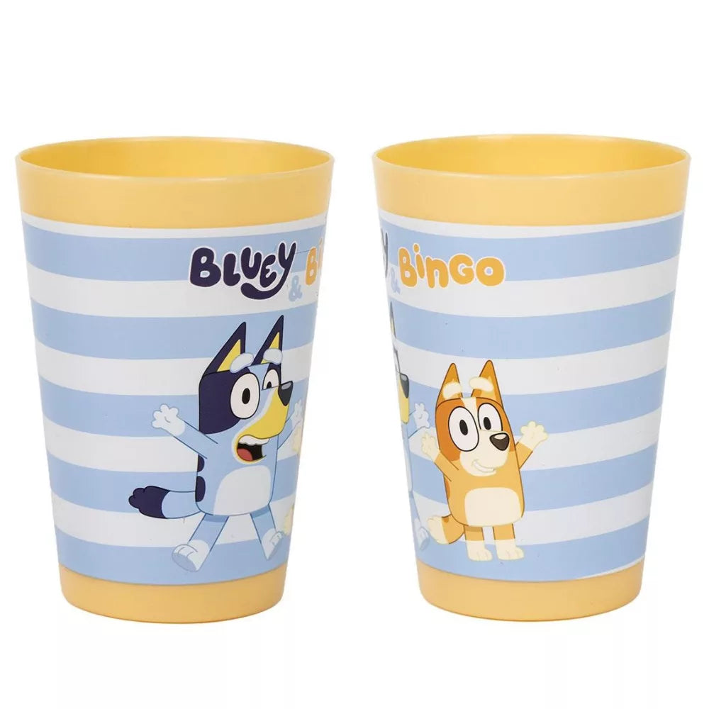 Тоалетни принадлежности Bluey с любимите герои Блуи и Бинго на цветни чаши