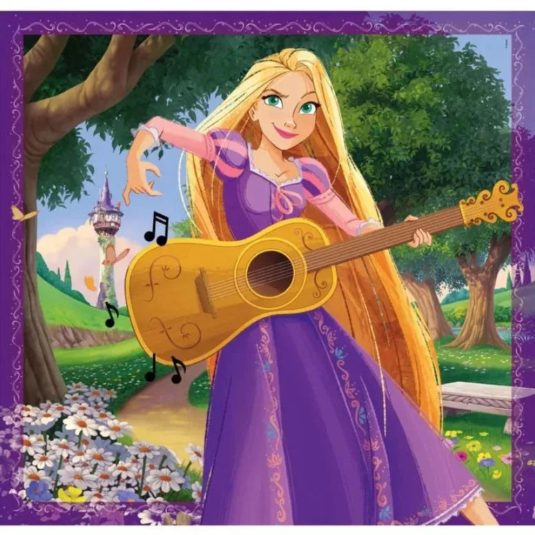 Детски пъзел 3 в 1, Disney Princess, Clementoni 3x48 части с принцеса Рапунцел, която свири на китара.