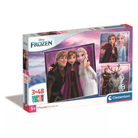 Детски пъзел 3 в 1, Frozen, Clementoni 3x48 части с героите от филма.