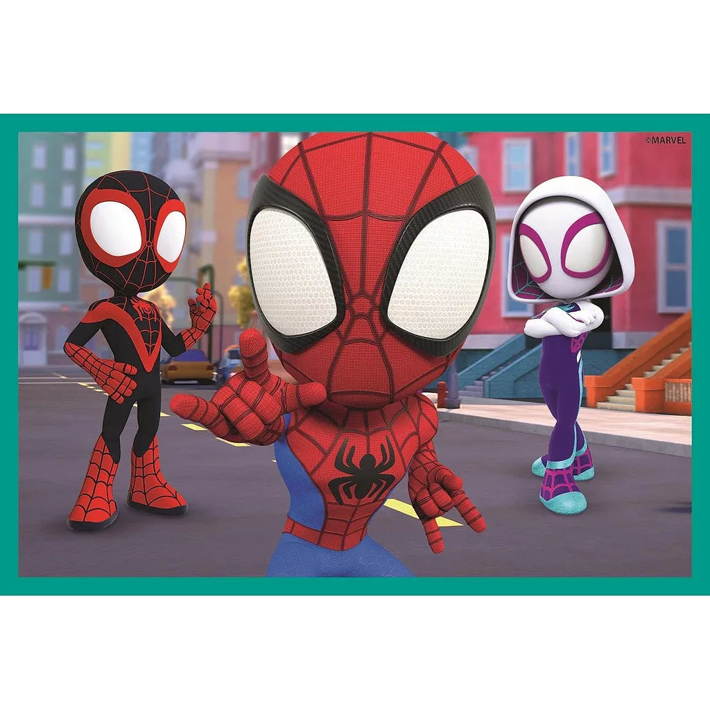 Детски пъзел Clementoni, Spidey, 6 кубчета с героите от Спайди.
