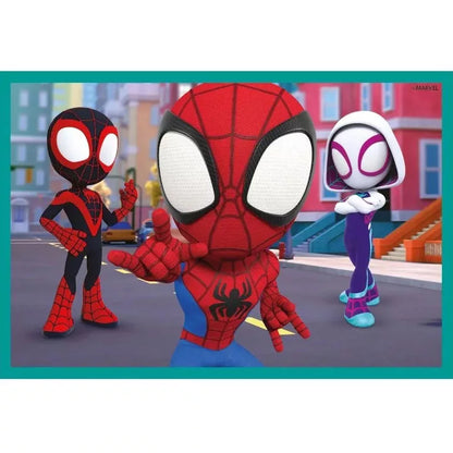 Детски пъзел Clementoni, Spidey, 6 кубчета с изображение на Спайдермен и герои от филма.
