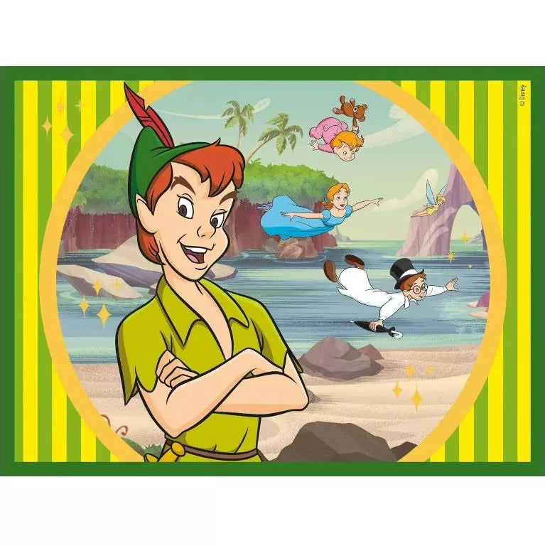 Детски пъзел Clementoni, Disney Classic, 12 кубчета с герои от Питър Пан