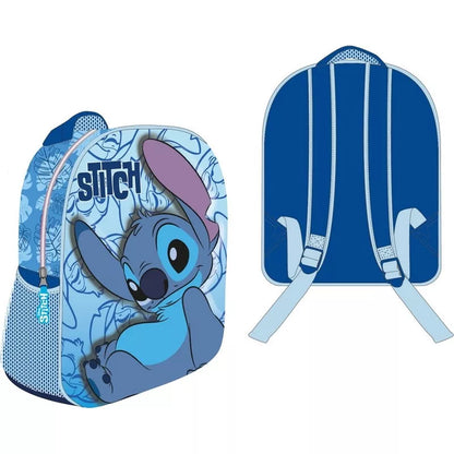Детска 3D раница за градина Stitch с ярък дизайн и регулируеми презрамки, идеална за малки момичета.