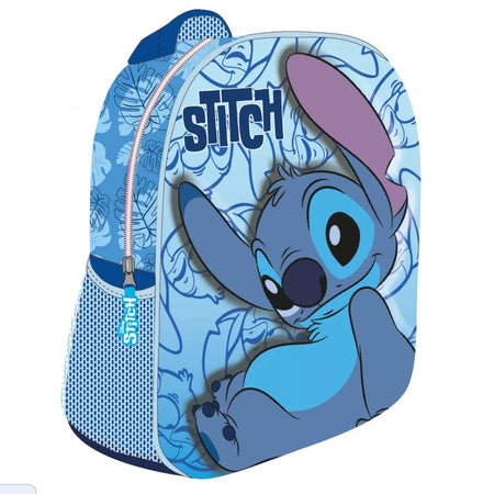 Детска 3D раница за градина Stitch с уникален дизайн и ярки цветове, идеална за малки момиченца.