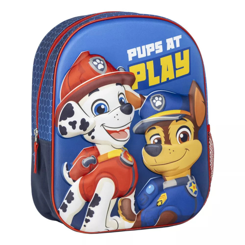 Детска 3D раница за градина Paw Patrol с изображение на герой от Пес Патрул.