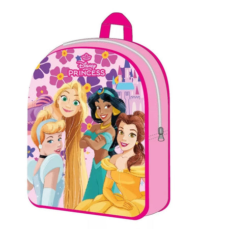 Детска раница за градина Disney Princess с дизайна на принцеси от Дисни, идеална за малки момичета.