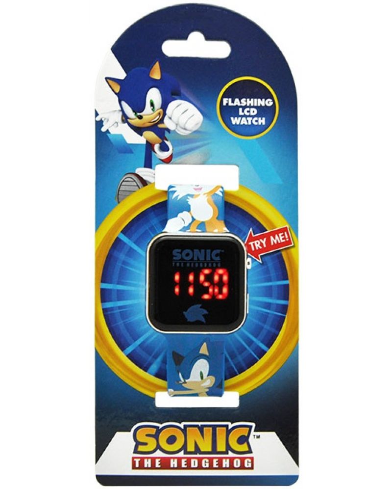 LED детски часовник Sonic с LCD дисплей и забавни дизайни, идеален за деца.