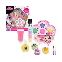 Детски грим комплект Minnie Mouse с цветни сенки, гланц и апликатори за деца над 5 години.